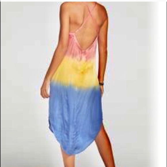 Chaser tie dye slip dress Large NWT - Picture 2 of 8